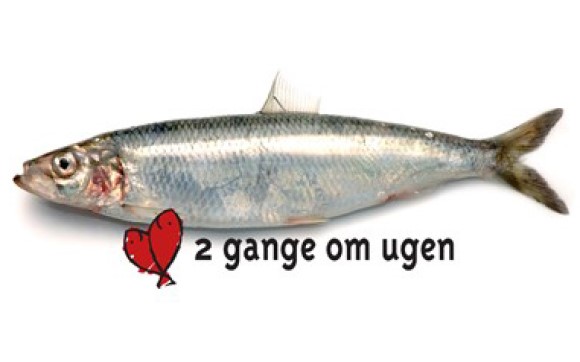 2 gange om ugen Fisk 2 gange om ugen