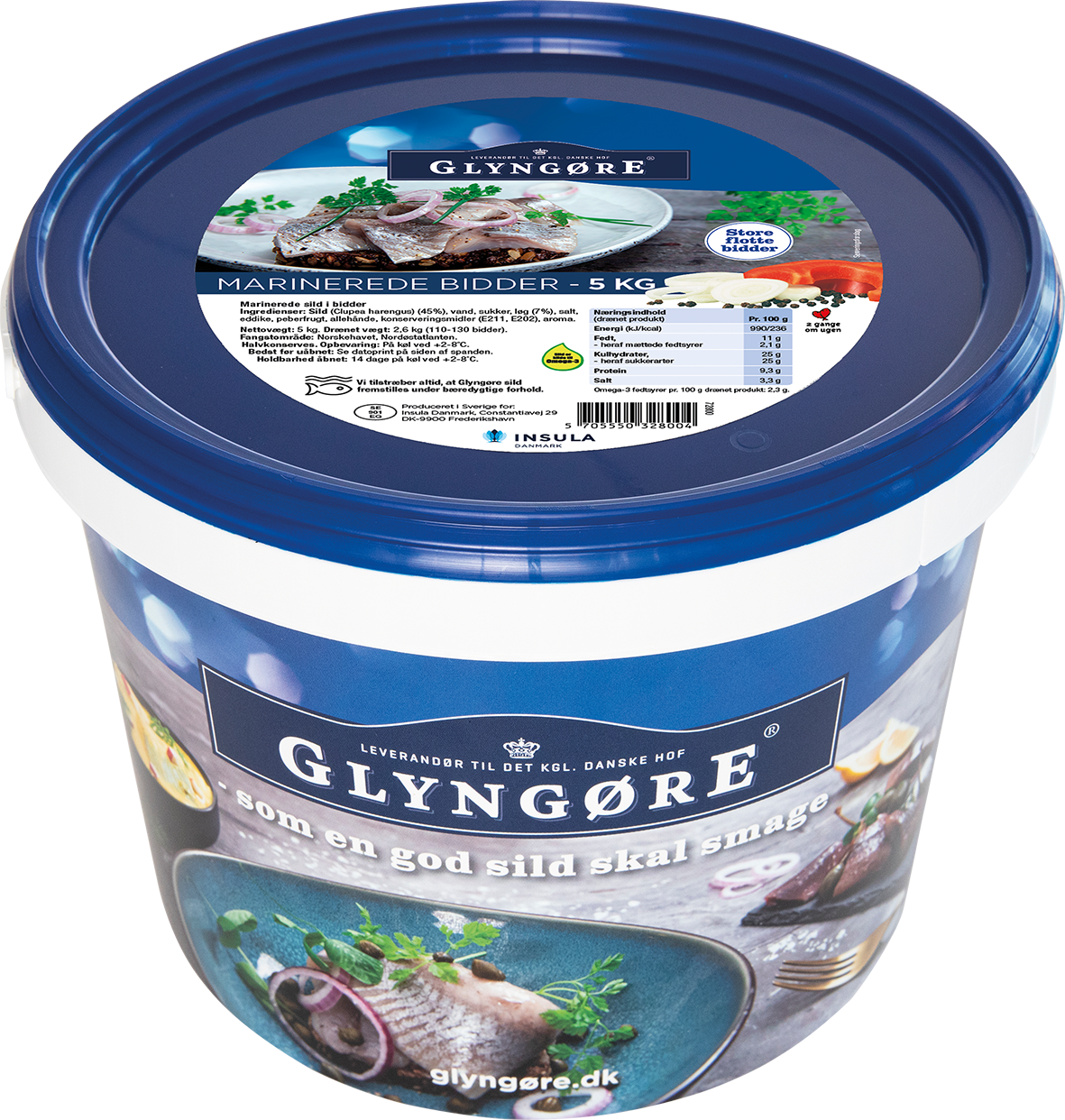 Glyngøre_MarineredeBidder_5000g_Spand